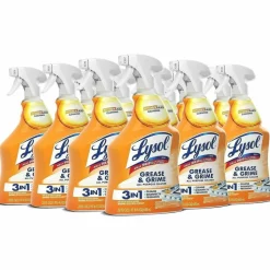 LYSOL Brand Kitchen Pro Antibacterial Cleaner, 22 oz Spray Bottle, 9/Carton
