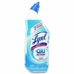 LYSOL Brand Toilet Bowl Cleaner with Oxi Action, Ocean Fresh Scent, 24 oz Angle-Neck Bottle, 9/Carton