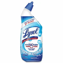LYSOL Brand Toilet Bowl Cleaner with Oxi Action, Ocean Fresh Scent, 24 oz Angle-Neck Bottle, 2/Pack