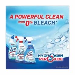 LYSOL Brand Toilet Bowl Cleaner with Oxi Action, Ocean Fresh Scent, 24 oz Angle-Neck Bottle, 2/Pack, 4 Packs/Carton