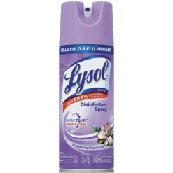 Lysol Disinfectant Spray, Early Morning Breeze Scent, 12.5 Oz Bottle, Case Of 12