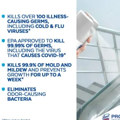 LYSOL Disinfectant Spray - Spring Waterfall 12.5 oz, Case of 12 Cans