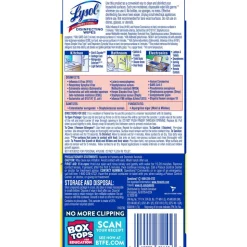 Lysol Disinfecting Wipes, Lemon & Lime Blossom Scent, Tub Of 35