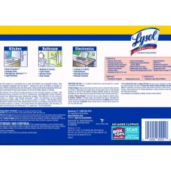 Lysol Disinfecting Wipes, Lemon Lime Blossom Scent, 80 Wipes Per Canister, Carton Of 6 Canisters