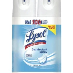 Lysol Linen Disinfectant Spray, Crisp Linen Scent, 12.5 Oz, Pack Of 2