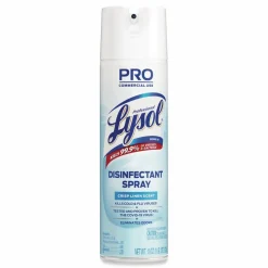 Lysol Professional Disinfectant Spray, Crisp Linen Scent, 19 Oz Bottle, Case Of 12