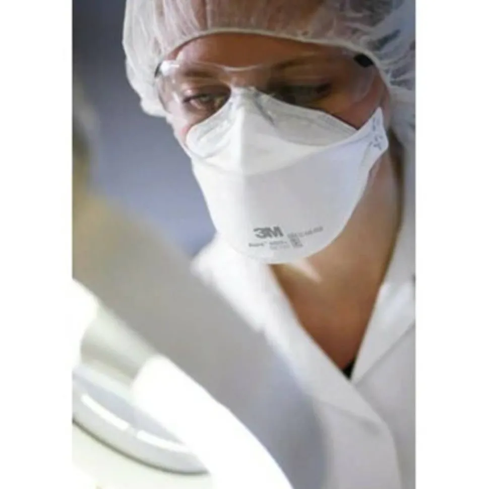 3M Aura N95 Particulate Respirators, 9205+, White, Pack Of 240 Respirators