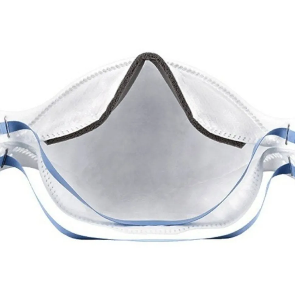 3M Aura N95 Particulate Respirators, 9205+, White, Pack Of 440 Respirators