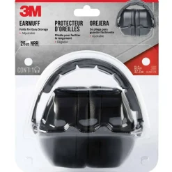 3M Folding Earmuff, 90563H1-DC, Black