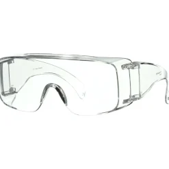 3M Over-the-Glass Eyewear Anti-Scratch, 1 Pack of Safety Glasses, Clear, Clear Lens