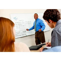 3M Porcelain Magnetic Dry-Erase Whiteboard, 96