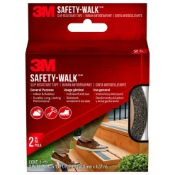 3M Safety-Walk Slip Resistant Tape, 610B-R2X180, Black, 2 in x 15 ft