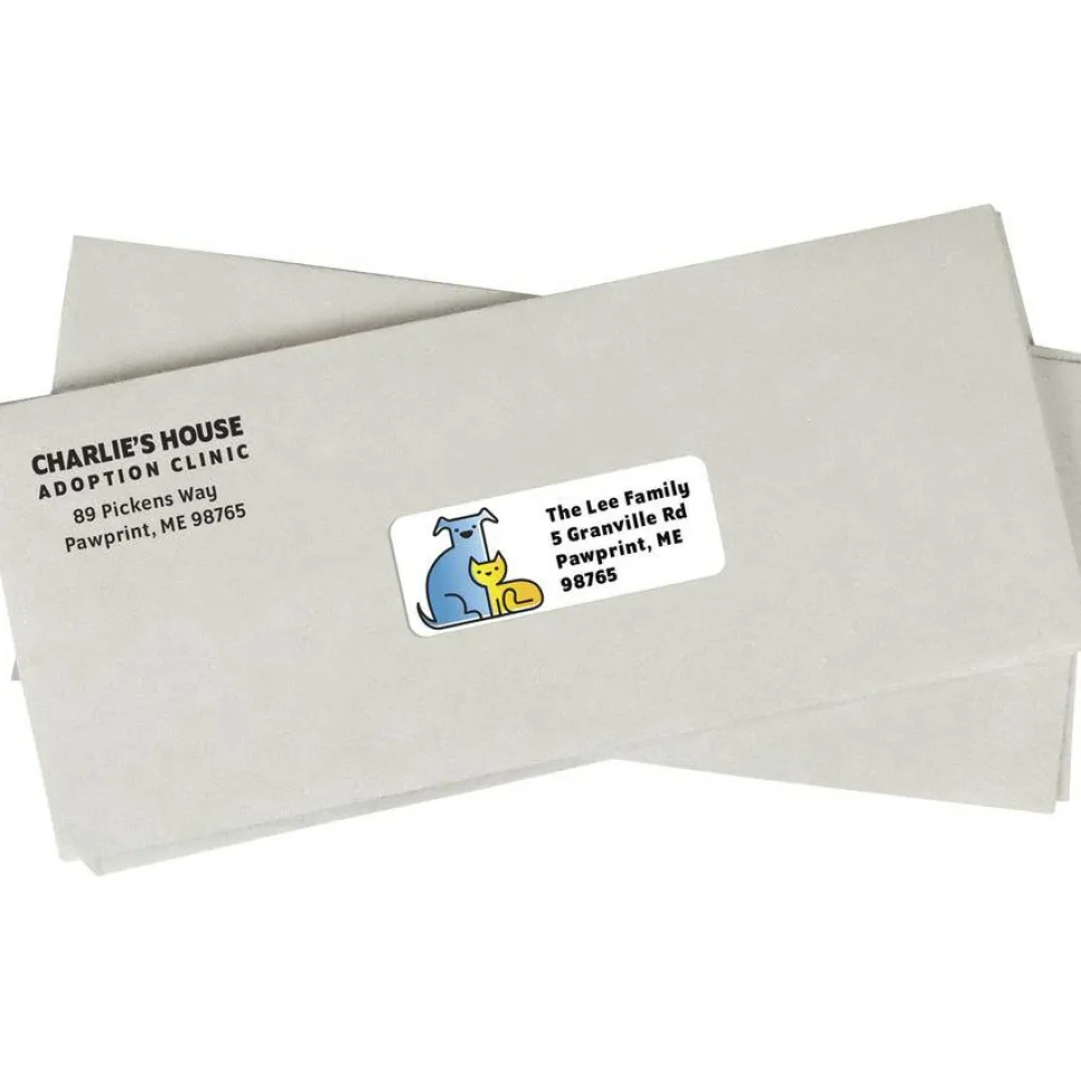 MACO White Laser/Ink Jet Address Label