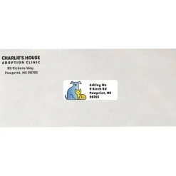 MACO White Laser/Ink Jet Address Label
