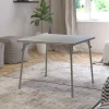Madelyn Gray Folding Card Table - Lightweight Portable Folding Table with Collapsible Legs
