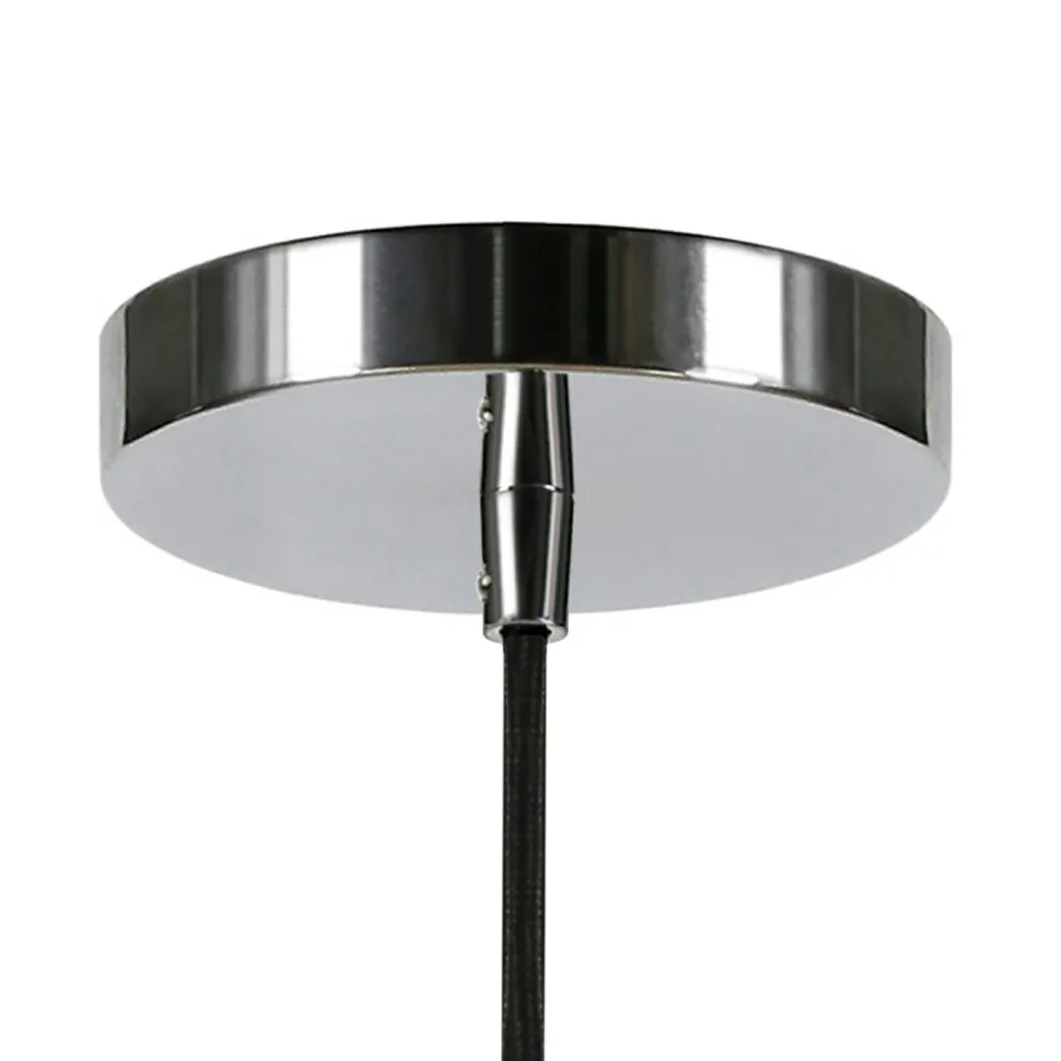 Madison 12" Wide Pendant with Metal Shade in Poppy Red/Polished Nickel/Poppy Red