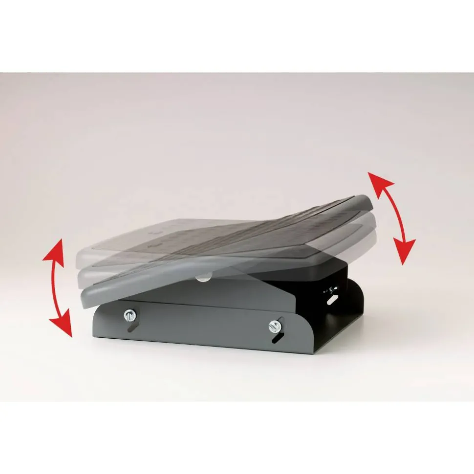 3M Adjustable Footrest, Charcoal
