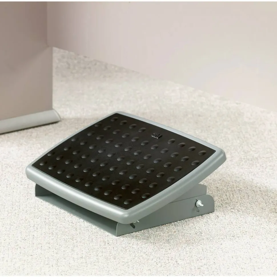 3M Adjustable Footrest, Charcoal