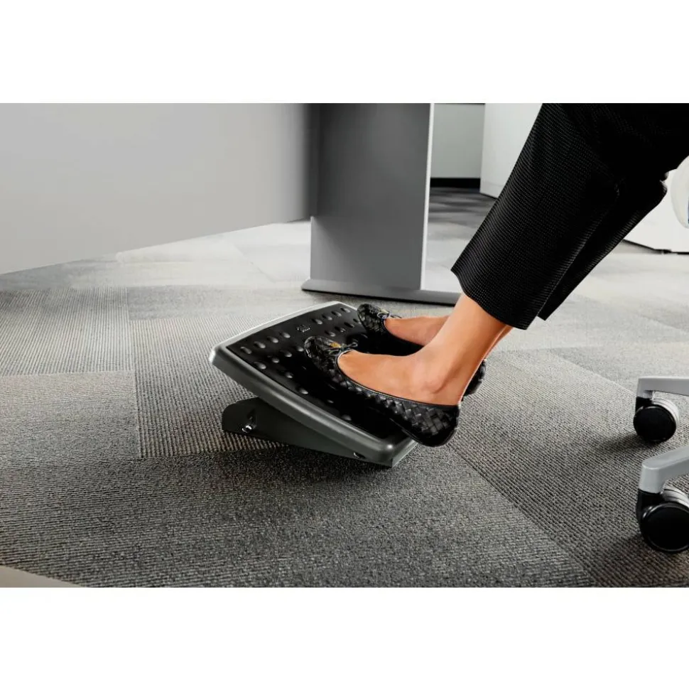 3M Adjustable Footrest, Charcoal