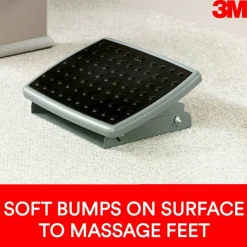 3M Adjustable Footrest, Charcoal