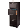 Magellan 19”D Vertical 4-Drawer File Cabinet, Espresso