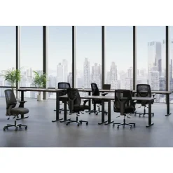 Magellan Performance Electric 60"W Height-Adjustable Standing Desk, Espresso, BIFMA Compliant