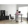 Magellan 60"W Pneumatic Height-Adjustable Standing Desk, Cherry
