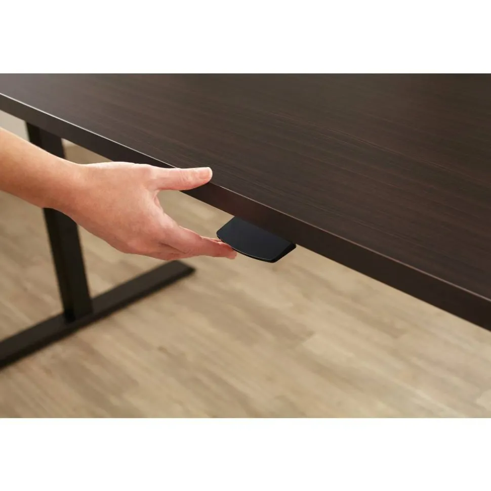 Magellan 60"W Pneumatic Height-Adjustable Standing Desk, Gray