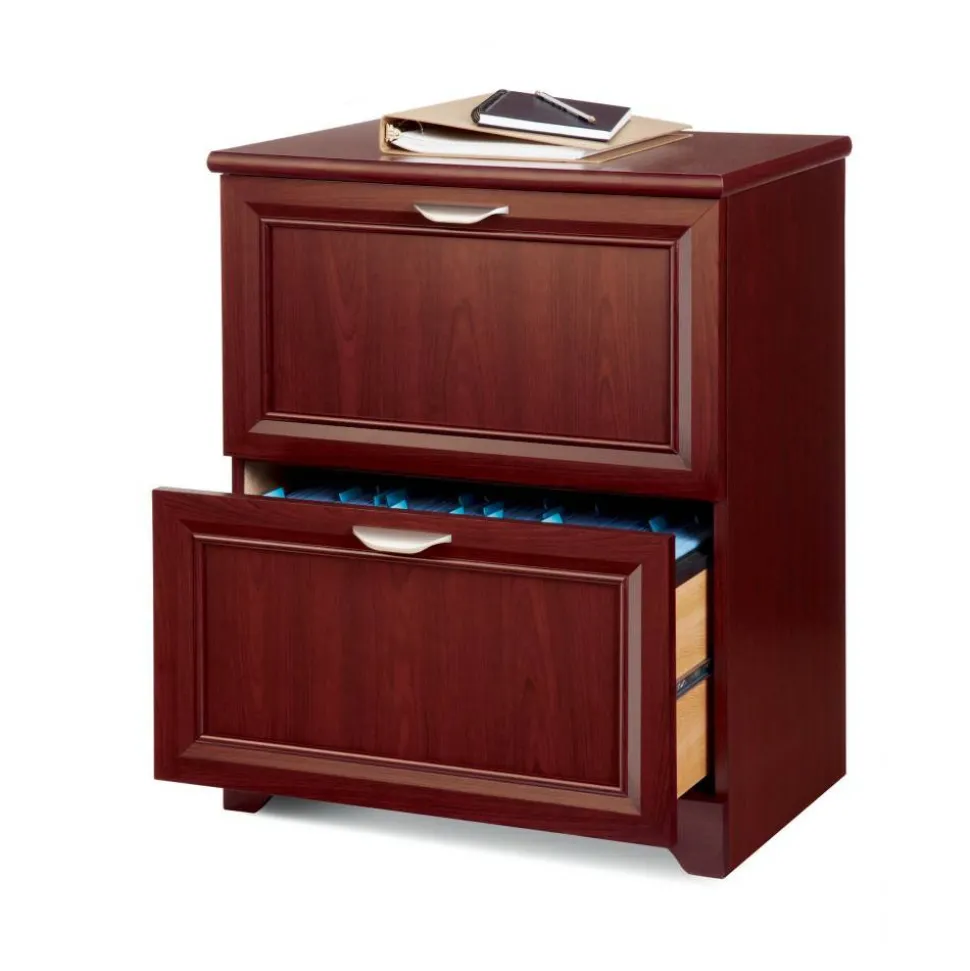 Magellan 23-1/2"W x 16-9/16"D Lateral 2-Drawer File Cabinet, Classic Cherry
