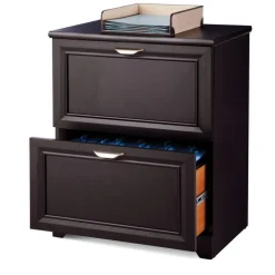 Magellan 23-1/2"W x 16-9/16"D Lateral 2-Drawer File Cabinet, Espresso