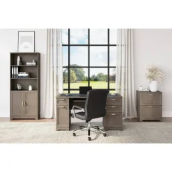Magellan 23-1/2"W x 16-9/16"D Lateral 2-Drawer File Cabinet, Gray