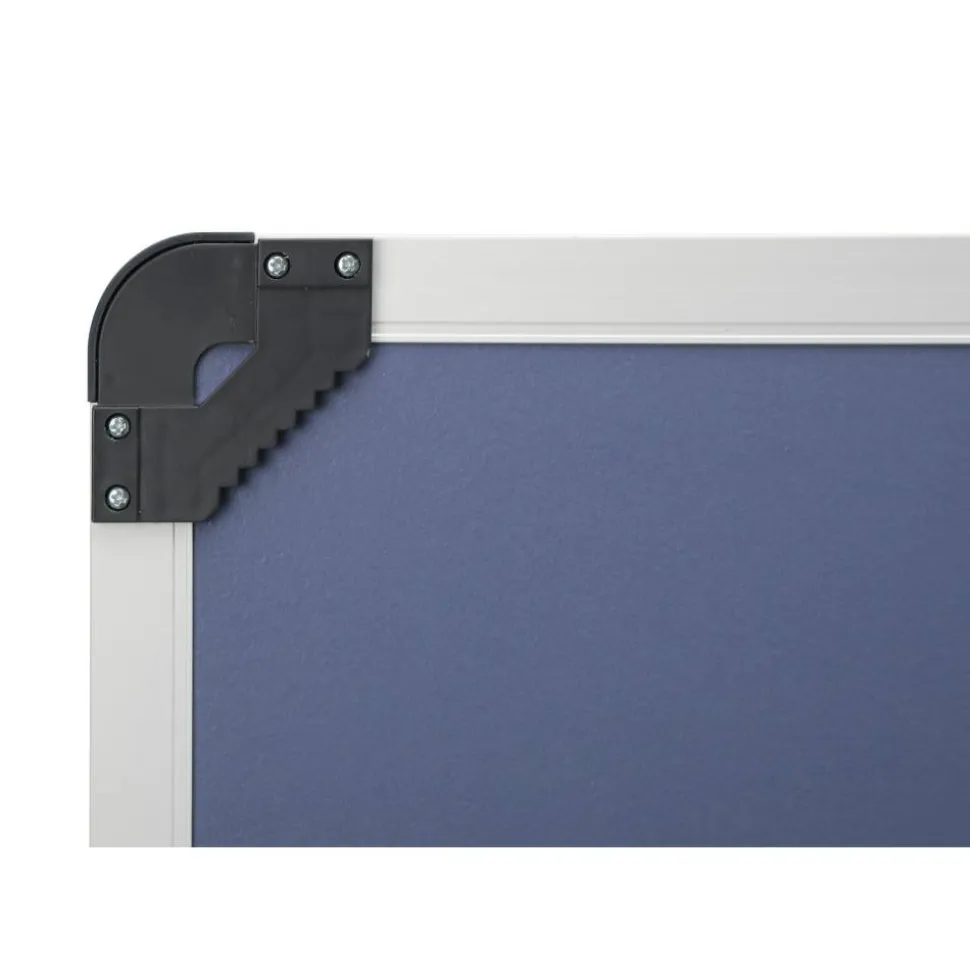 Magnetic Dry-Erase Whiteboard/Cork Calendar Board, 24" x 36", Silver Aluminum Frame
