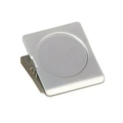Magnetic Clips, 1-3/4", Silver, Pack Of 3