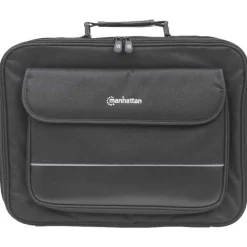 Manhattan Empire II 17" Laptop Briefcase, Black