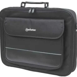 Manhattan Empire II 17" Laptop Briefcase, Black