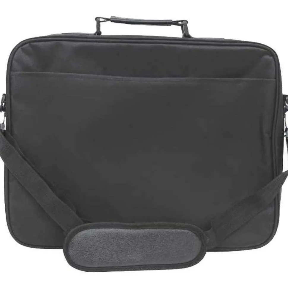 Manhattan Empire II 17" Laptop Briefcase, Black