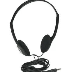 Manhattan Lightweight Stereo Headphones with Cushioned Earpads