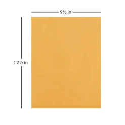 Manila Envelopes, 9-1/2" x 12-1/2", Clasp Closure, Brown Kraft, Box Of 100
