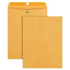 Manila Envelopes, 9-1/2" x 12-1/2", Clasp Closure, Brown Kraft, Box Of 100