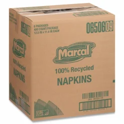 Marcal 1-Ply Luncheon Napkins, 12-1/2