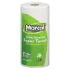Marcal 100% Premium Recycled Kitchen Roll Towels, Roll Out Box, 2 Ply, 11 x 5.5, White, 140 Sheets, 12 Rolls/Carton