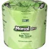 Marcal PRO 2-Ply Septic Safe Bathroom Tissue, 100% Recycled, White, 240 Sheets per Roll, Case of 48 Rolls