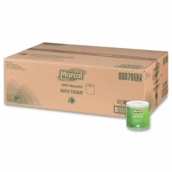Marcal Small Steps 2-Ply Toilet Paper, 100% Recycled, 336 Sheets Per Roll, Pack Of 48 Rolls