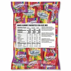 MARS Gummy Favorites Fun Size Mix, 70 oz Bag