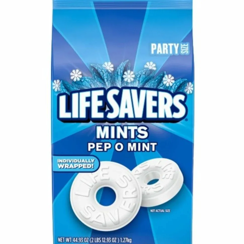 Mars Lifesavers Pep-O-Mint Breath Mints Hard Candy, 44.93 Oz