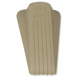Master Caster Big Foot Doorstop, 1 1/4"H x 2"W x 4 3/4"D, Beige