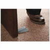 Master Caster Big Foot Doorstops, 1 1/4"H x 2"W x 4 3/4"D, Gray, Pack Of 2