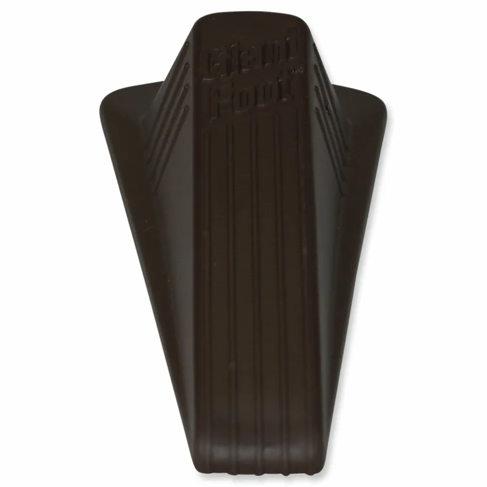 Master Caster Giant Foot Door Stop, Brown