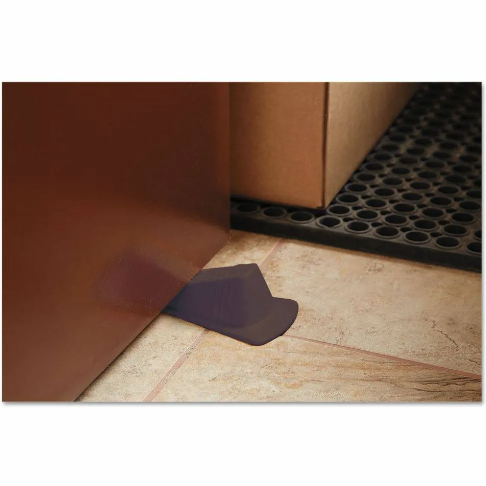 Master Caster Giant Foot Door Stop, Brown