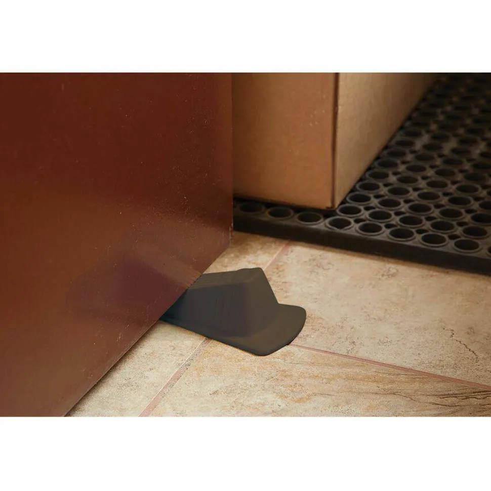 Master Caster Giant Foot Door Stop, Brown